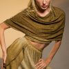 Hooded Fairy Blouse Warrior Goddess Top Desert Sand