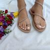 Handmade Gladiator Sandals Minimalist Strappy Summer Shoes Full