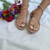 Handmade Gladiator Sandals Minimalist Strappy Summer Shoes Full